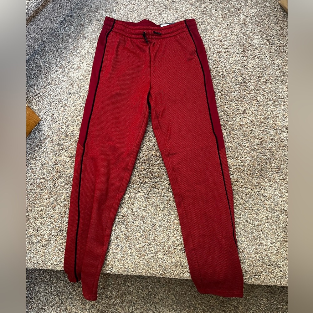 ⭐️NWT - Tek Gear - Red Relaxed Fit Warm Up Pants - Boys L (10/12)
